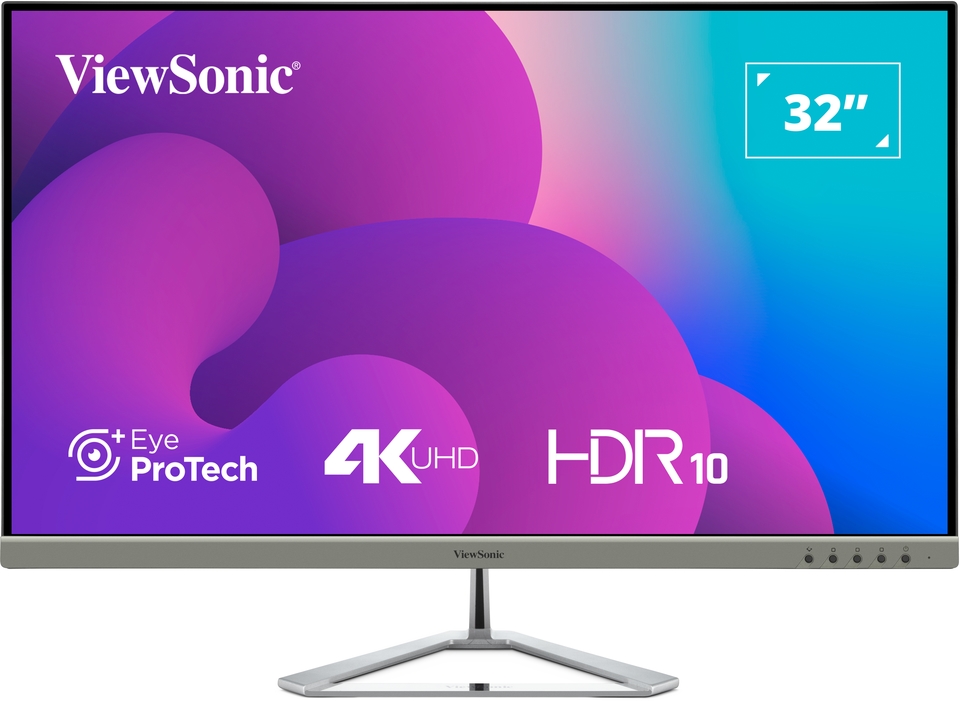 VX3276-4K-MHD 32” 4K Frameless Entertainment Monitor - ViewSonic